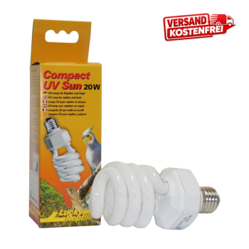 Lucky Reptile Compact UV Sun 20 Watt - UVA u. UVB - für Vögel